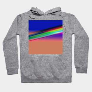 blue yellow red green texture art Hoodie